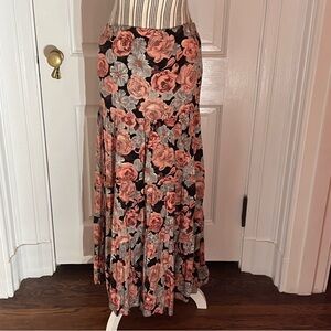 Blu moon size 2 floral skirt boho festival  S191
